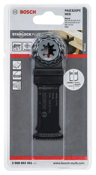 Upotussahanterä Bosch PAIZ 32 EPC 60mm