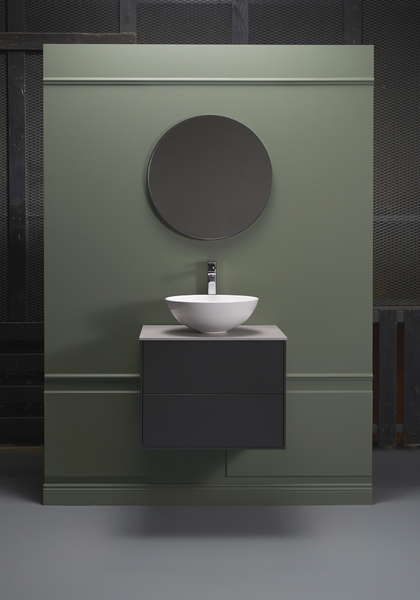 TVÄTTSTÄLLSSKÅP HAFA EDGE 600, ANTRACITGRÅ