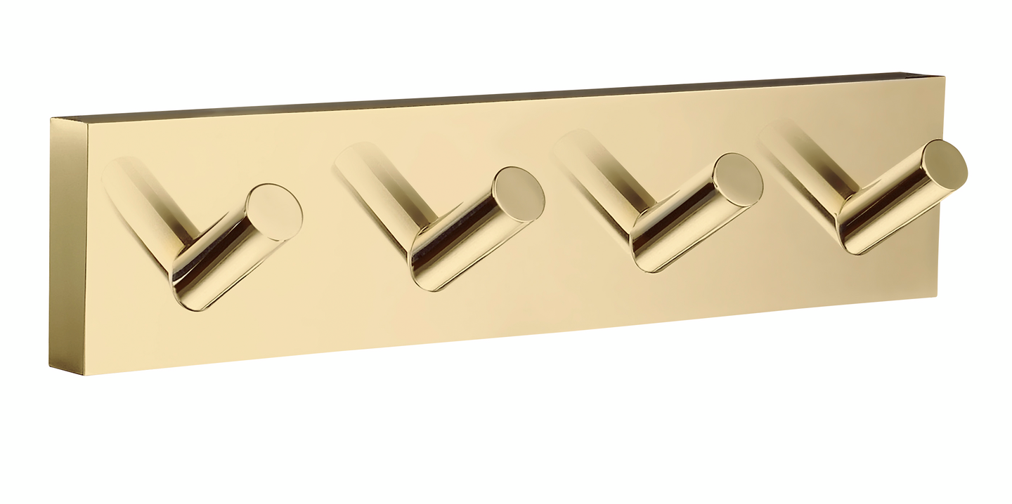 Nelikoukkusarja Smedbo House RV359 kiillotettu messinki