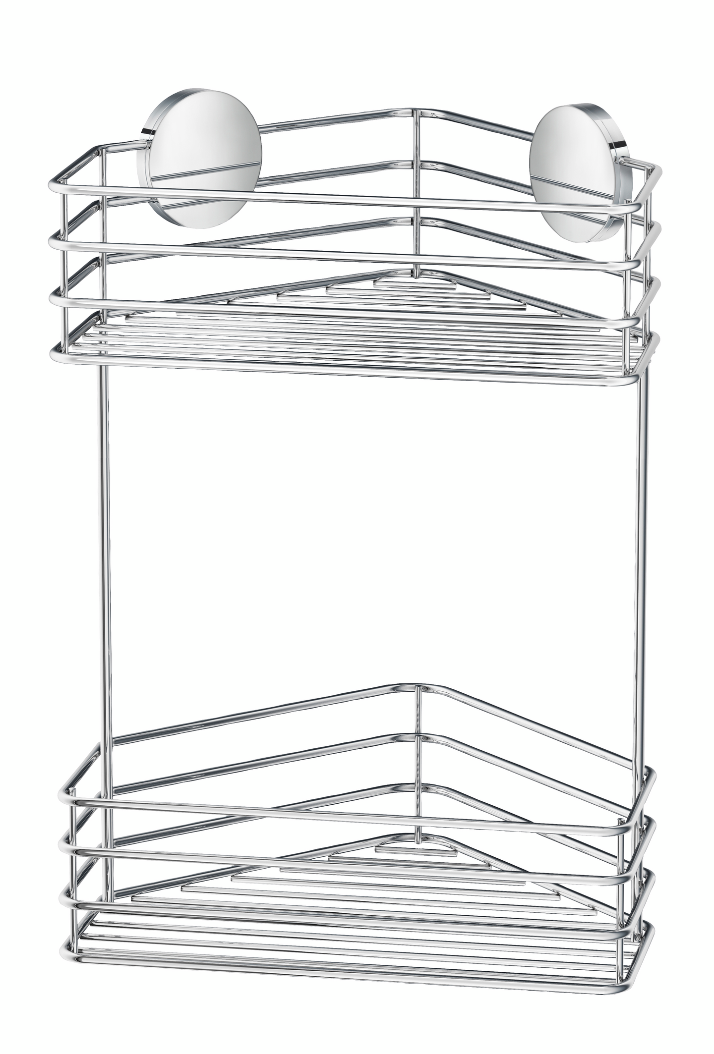 Suihkukori Beslagsboden tarrakiinnitys B1203 kromattu rst kaksoiskulmakori