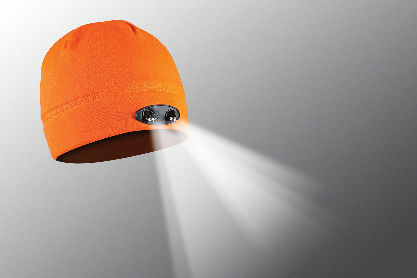 Pipo Powercap oranssi led-valolla