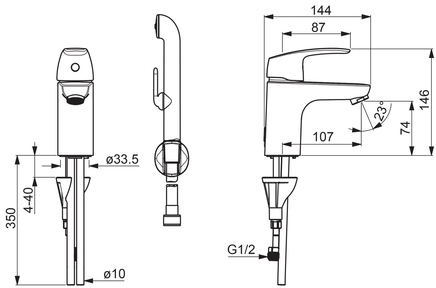 Pesuallashana Oras Safira 1012 bidetta