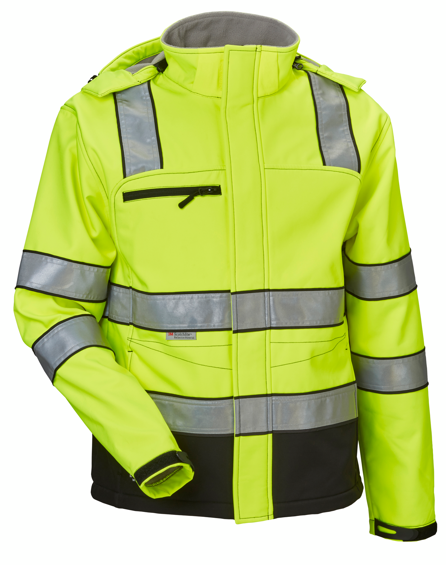 Softshell-takki PROF Hi-Vis keltainen