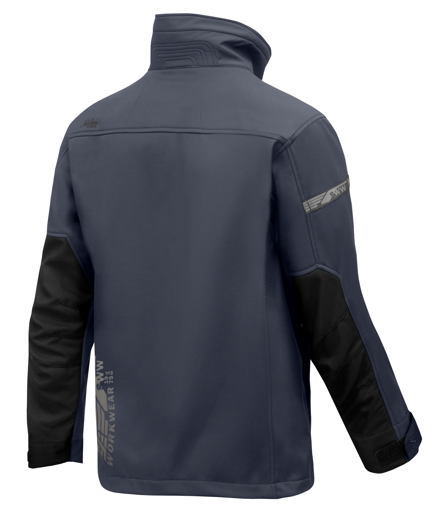 Softshell-takki Snickers AllroundWork 1200-5804 teräksenharmaa-musta