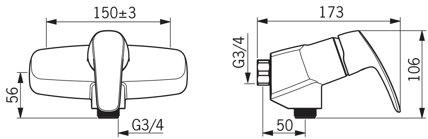 Suihkuhana Oras Safira 1070