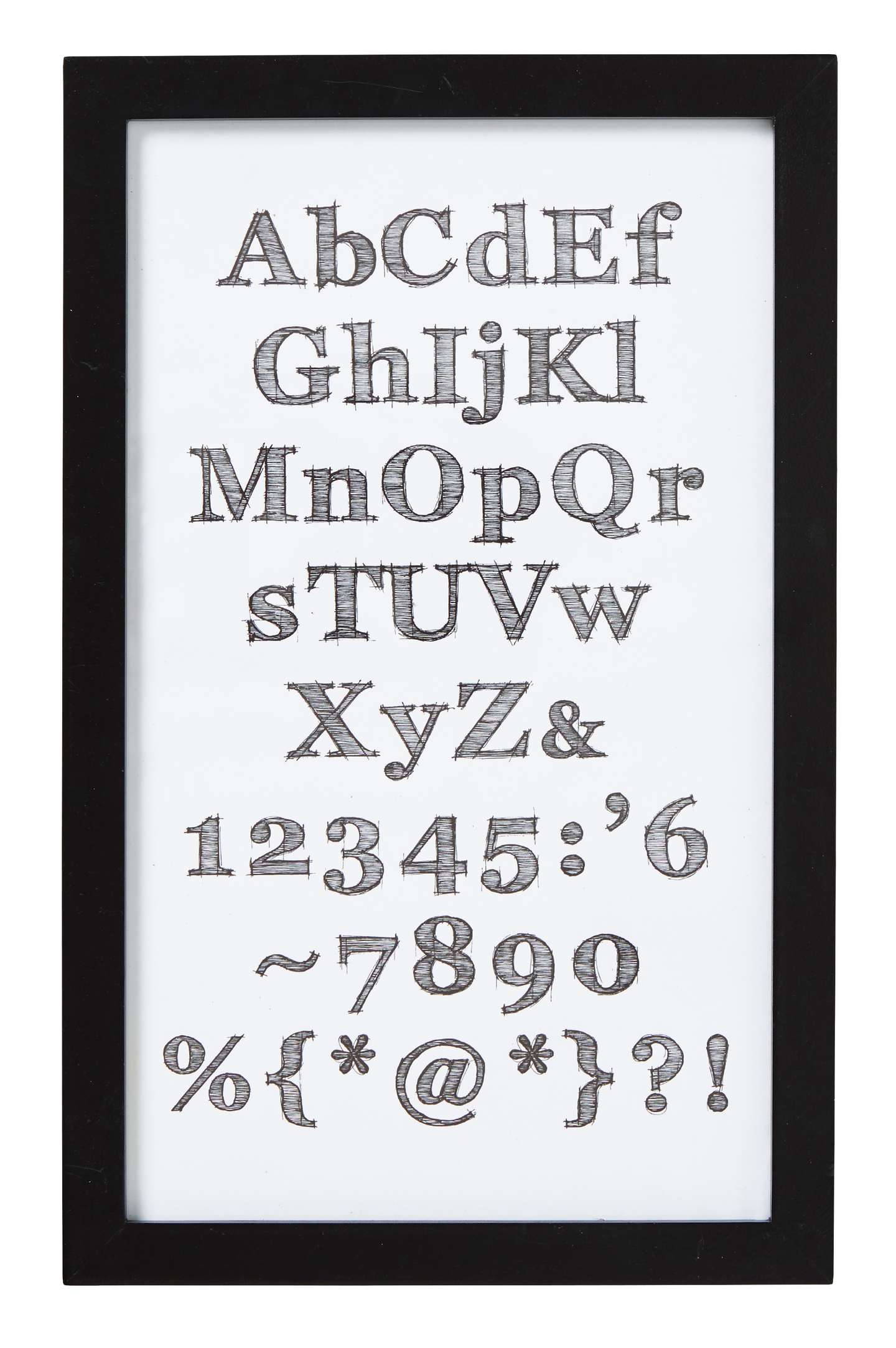 Taulu Cello 25x40x1,2cm aakkoset