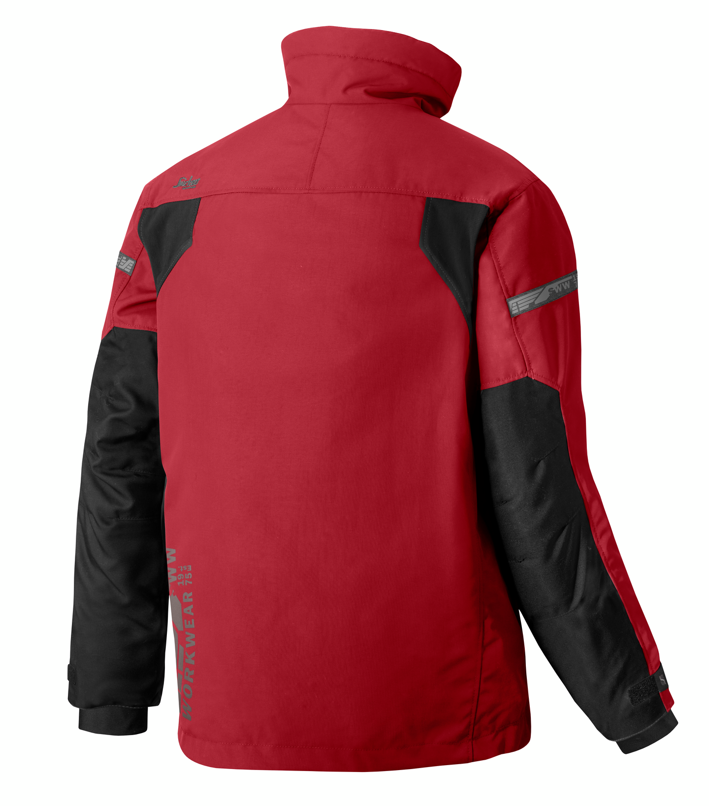 Talvitakki Snickers AllroundWork 1100-1604 chilinpunainen-musta