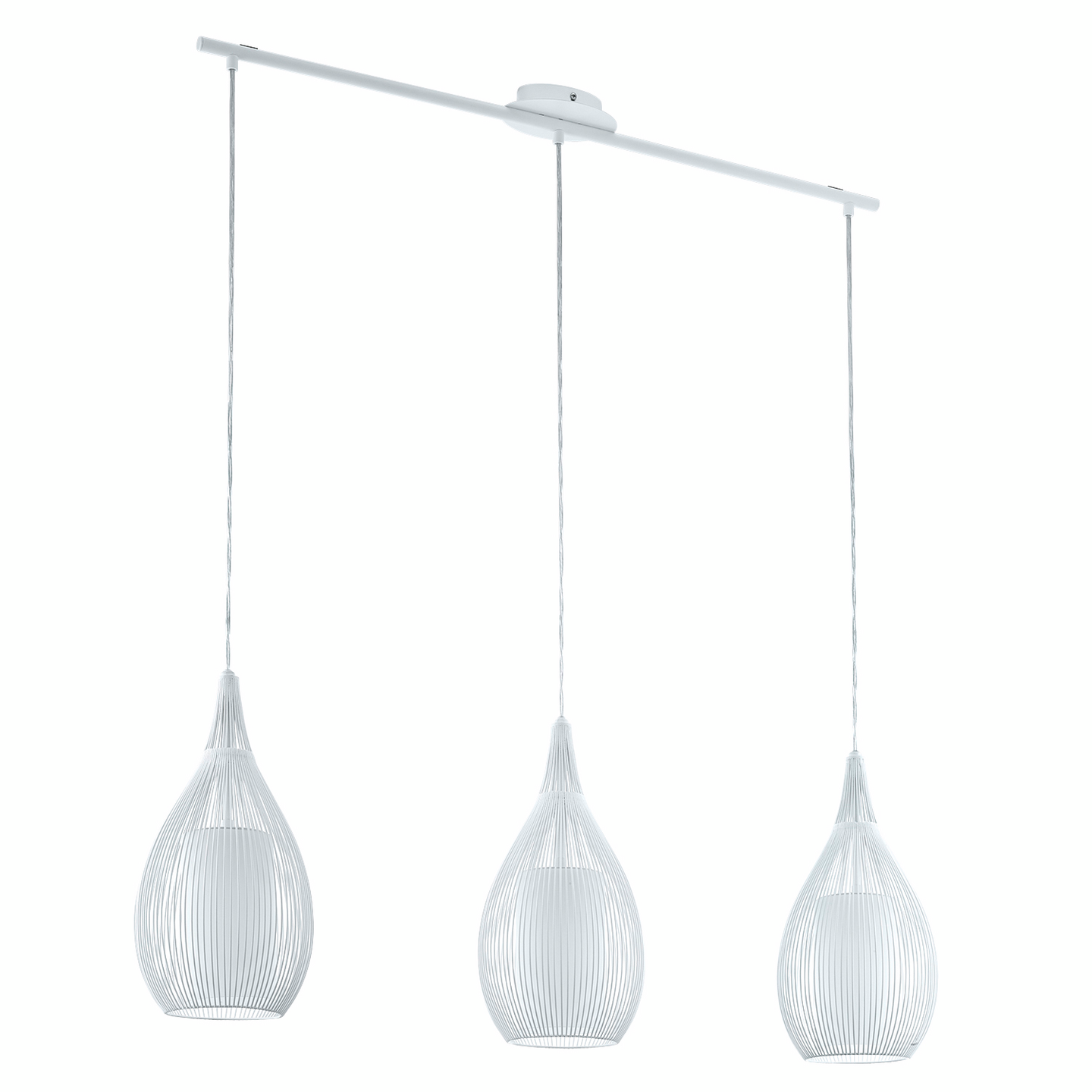 Riippuvalaisin EGLO Razoni 3-osainen valkoinen