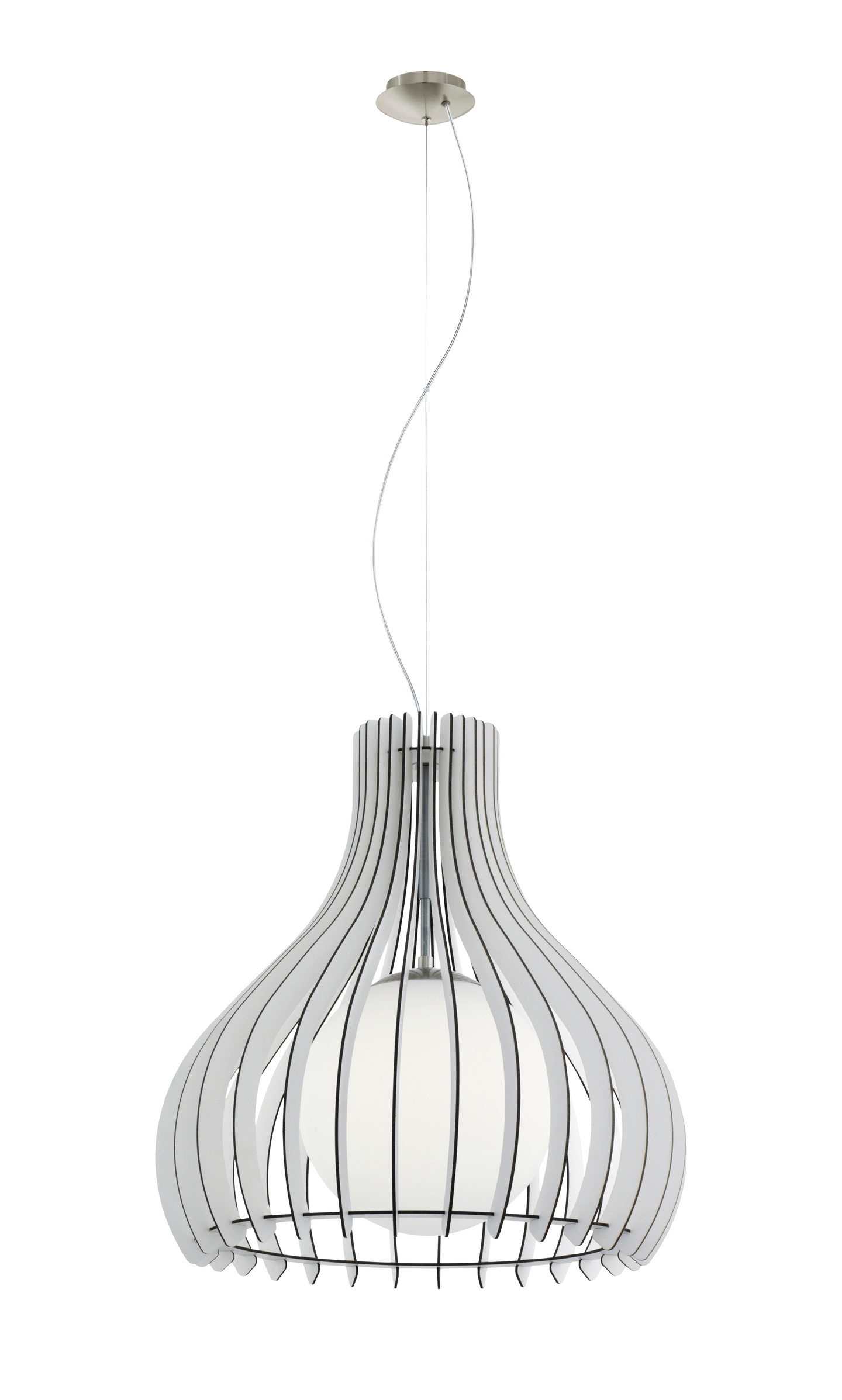 Riippuvalaisin EGLO Tindori 50cm valkoinen