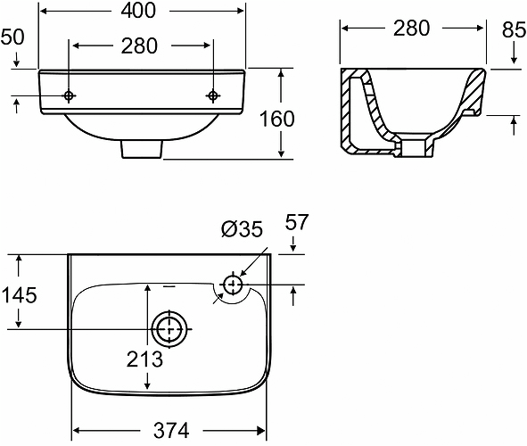 Pesuallas IDO Glow kulmikas 400 oikea 1156101101