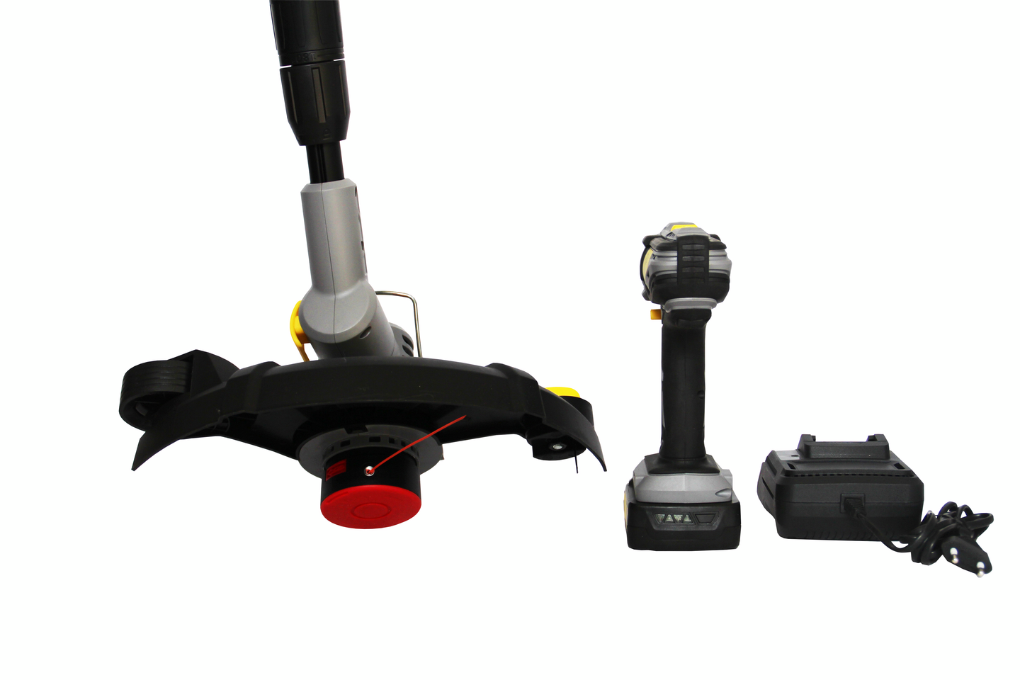 Pihakombokit FXA XCLICK 18V akkutrimmeri + akkuporakone