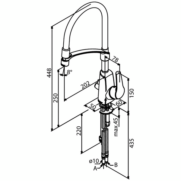 KÖKSBLANDARE ROWAN PRO M DMA