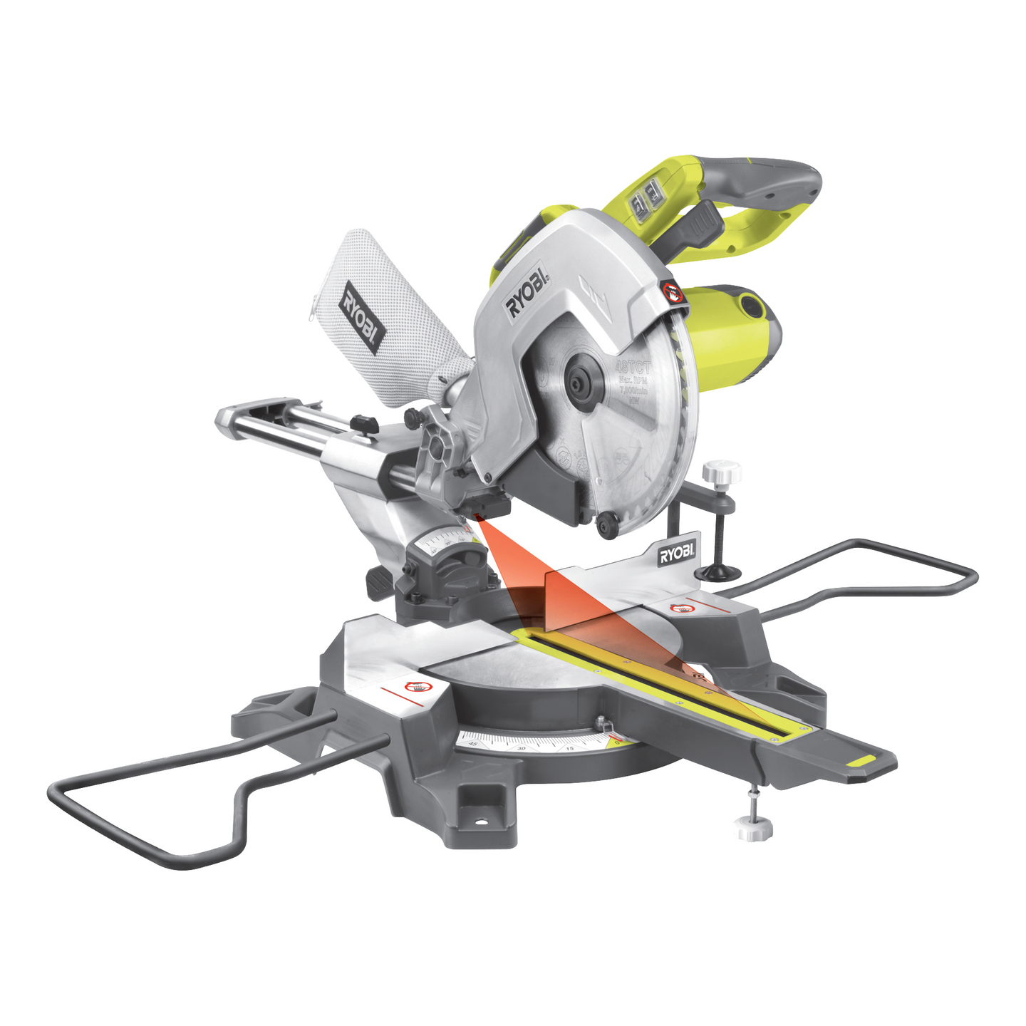 Katkaisu- ja jiirisaha Ryobi EMS305RG 2200W 305mm terä