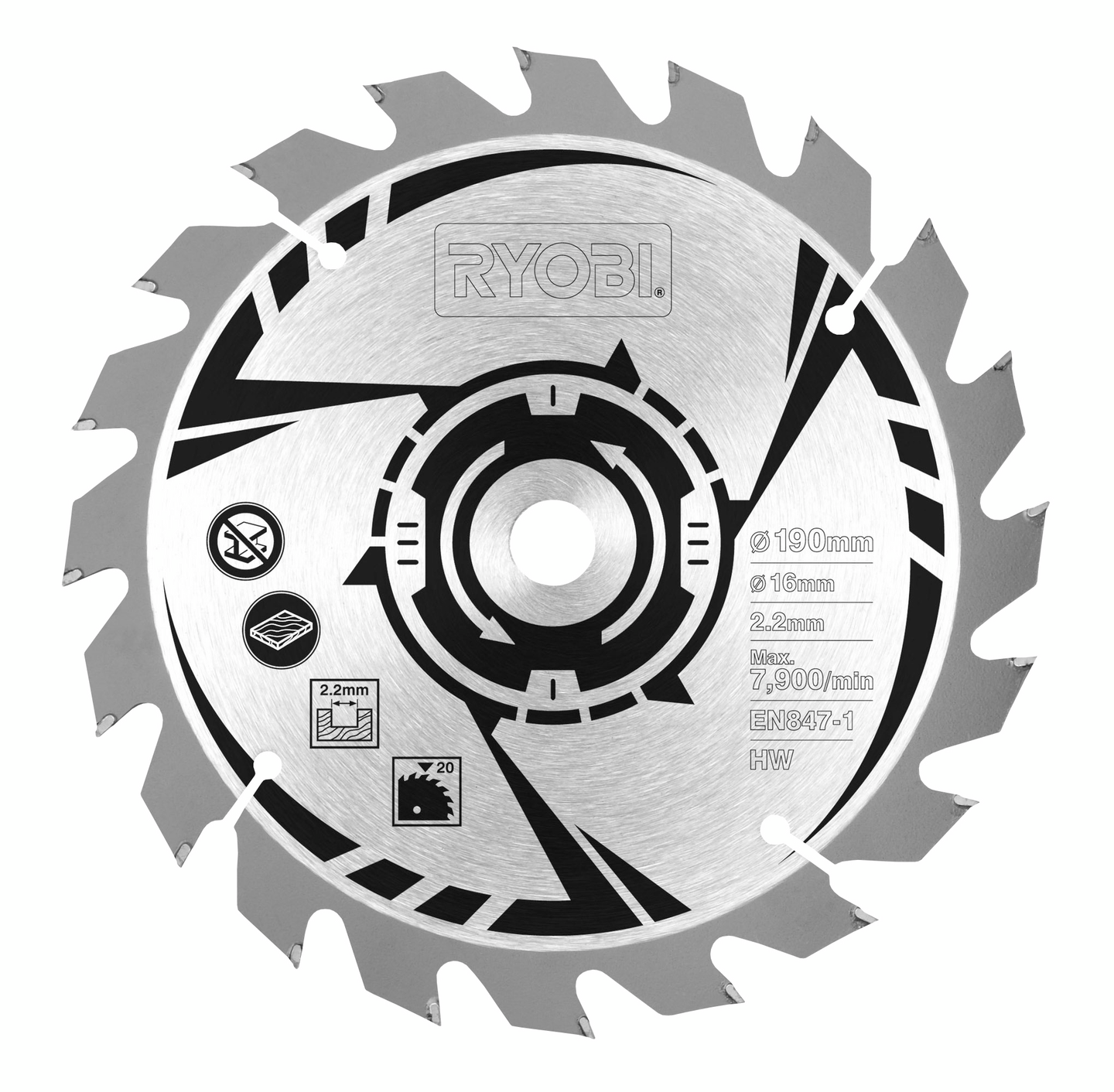 Pyörösaha Ryobi RCS1400-G 190mm 1400W