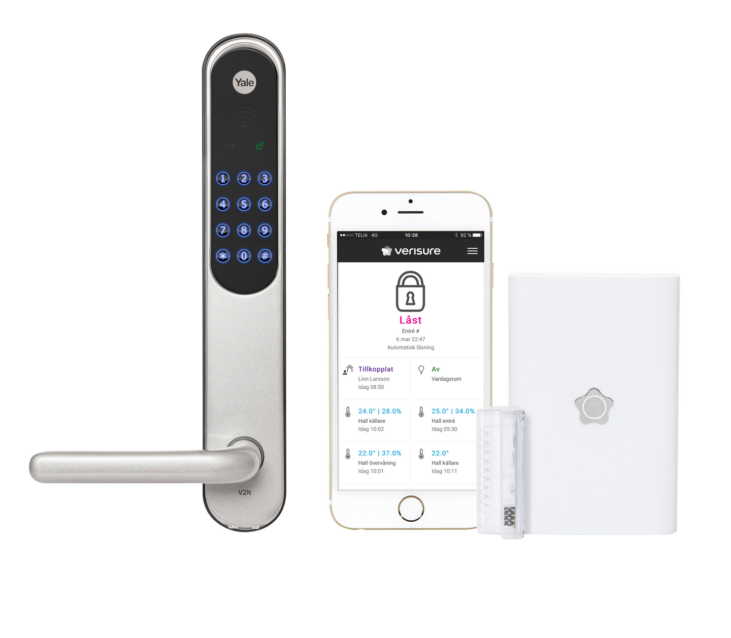 LÅSSATS YALE Y&D ELEKTRISK VERISURE