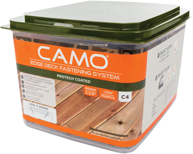 Terassiruuvi CAMO 60x4,2 ProTech-pinnoitettu teräs 700kpl