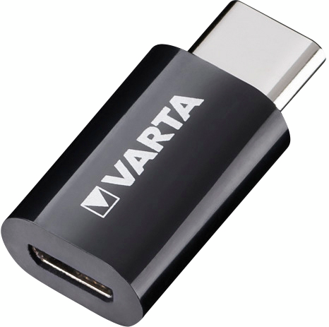 Lataus- ja data-adapteri VARTA Micro-USB Type C