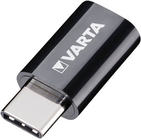 Lataus- ja data-adapteri VARTA Micro-USB Type C