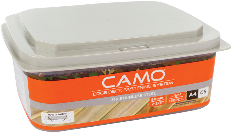 Terassiruuvi CAMO 60x4,2 rst A4 AISI316 350kpl