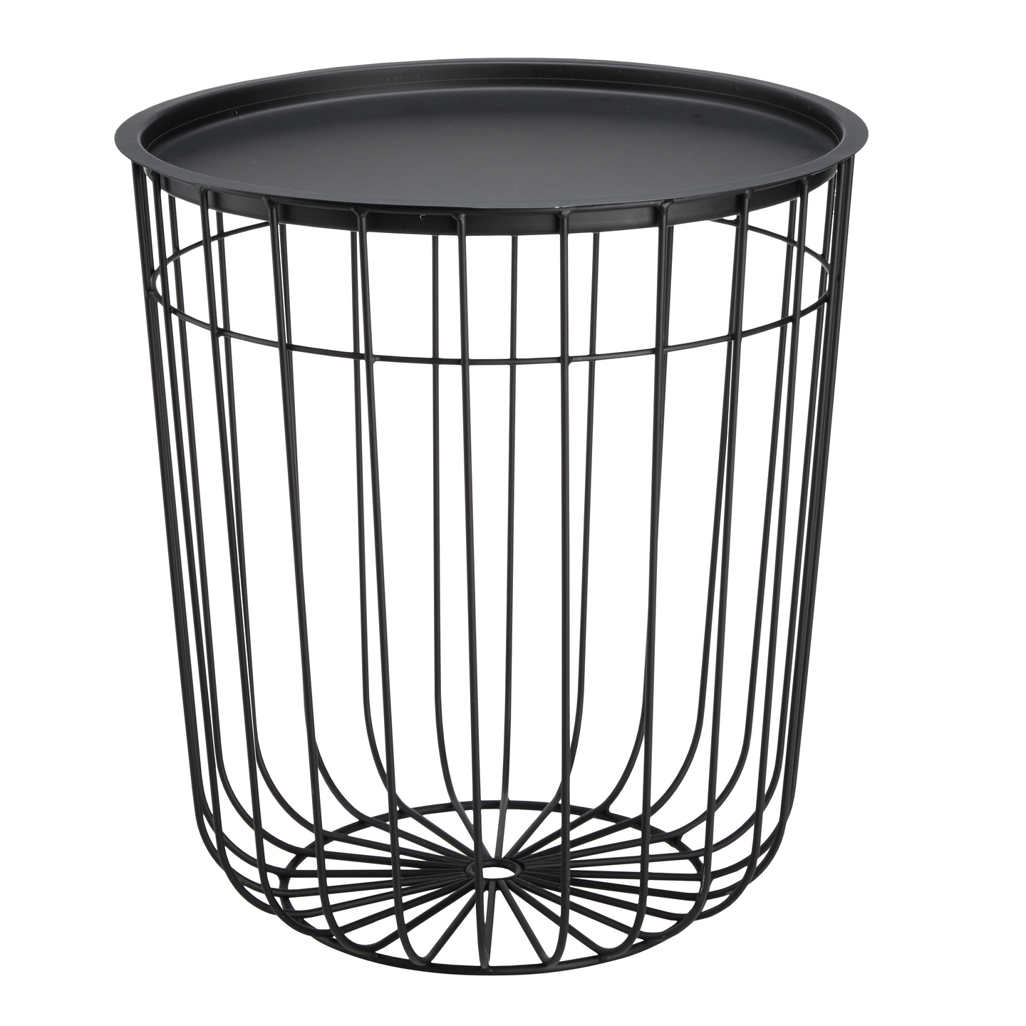 Tarjotinpöytä Cello 42x42x43,7cm musta