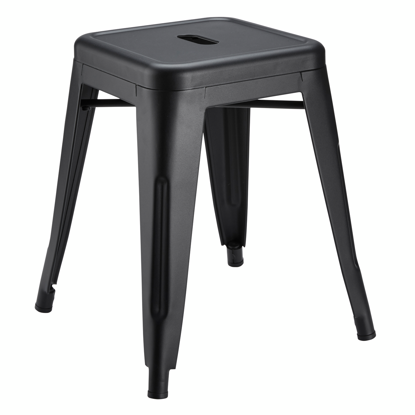 Tuoli Cello matala 30x30x45cm musta metalli