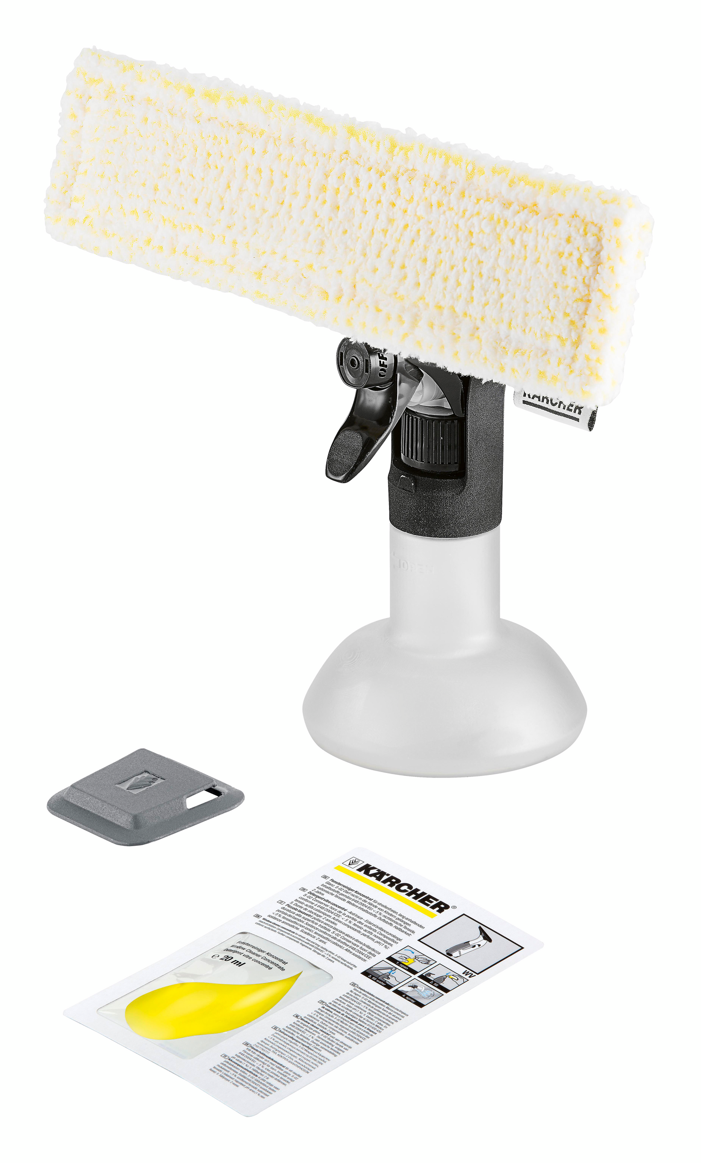 Suihkupullosetti Kärcher WV-ikkunapesureihin