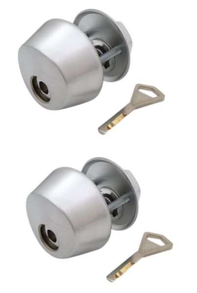 Avainpesä PROF 02ST satiini helat ja vääntimet 6 avainta 2 kpl