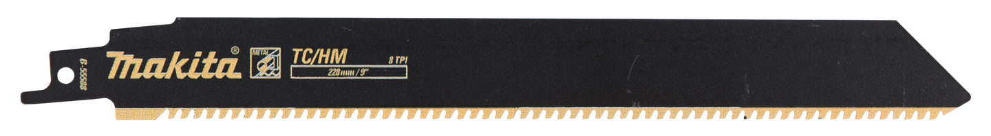 Puukkosahanterä Makita B-55588 228x1,25 HM metalli ruostumaton valurauta