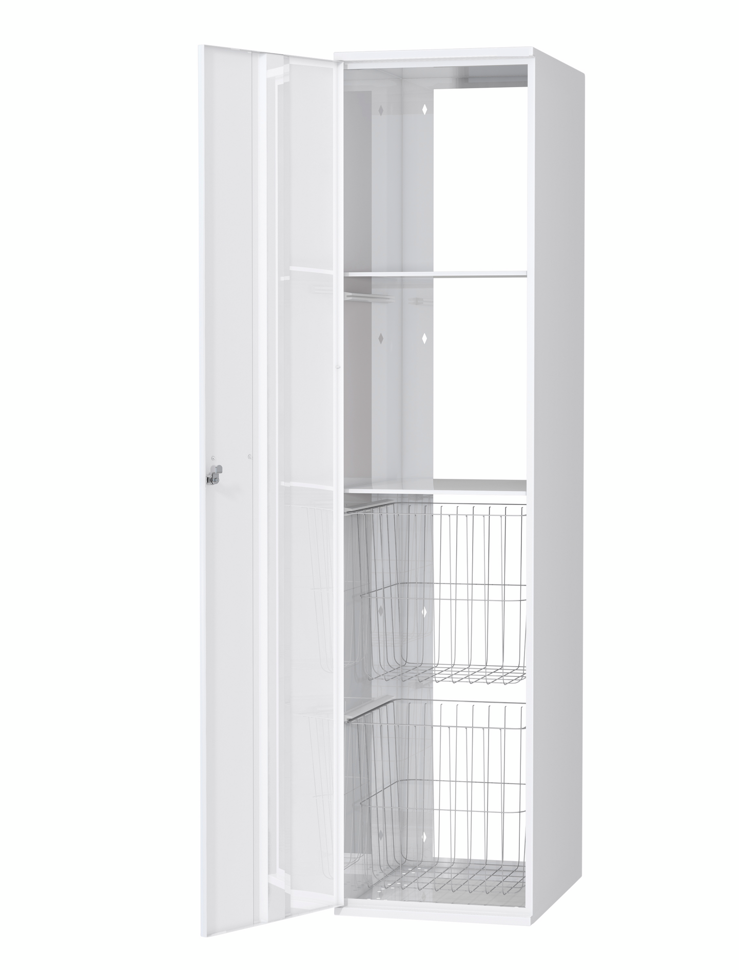 TVÄTTSKÅP POLARIA PYK 300S530, 2 KORGAR VÄNSTER