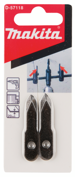 Varaterät Makita säädettävälle poranterälle 2kpl