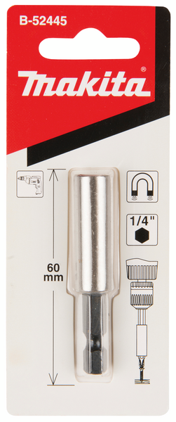 Ruuvikärjen pidin Makita 1/4in 60mm magneetilla