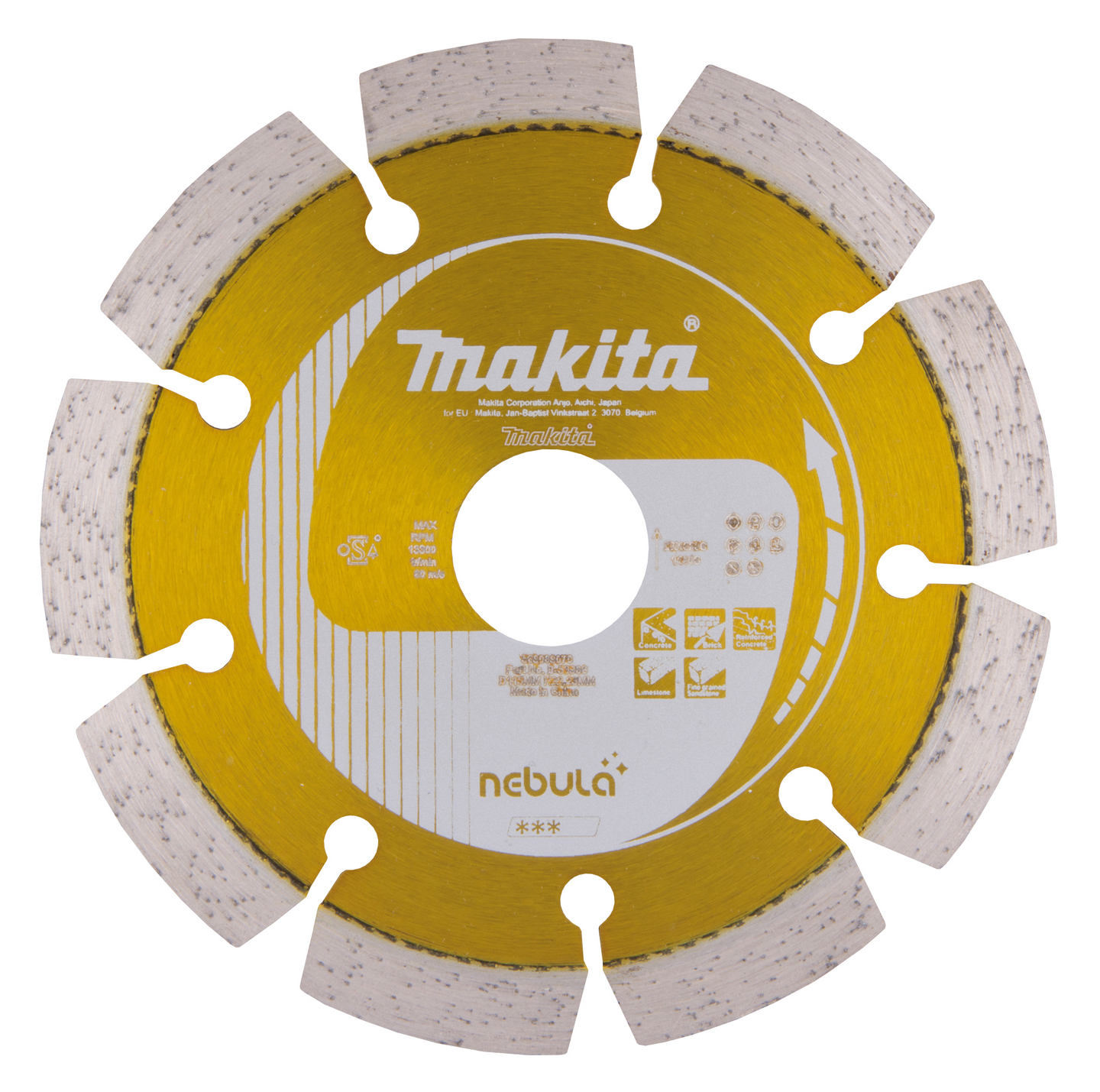 Timanttilaikka Makita 125x22,23mm Nebula