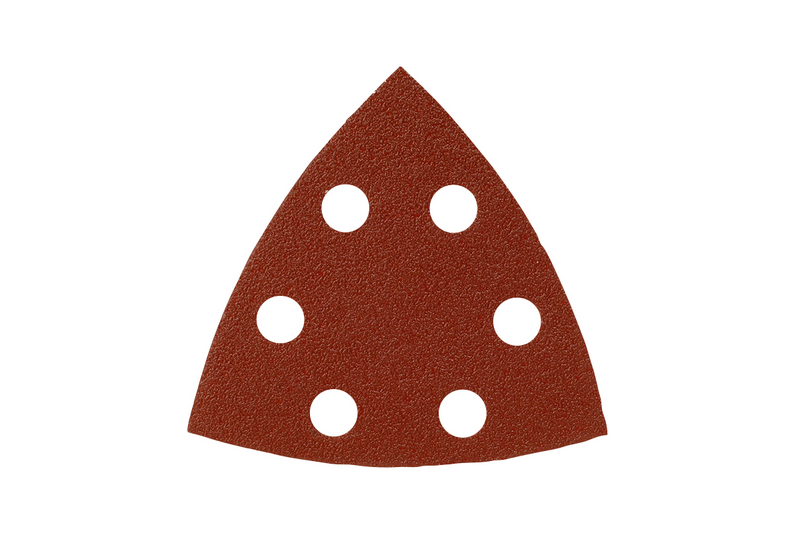 Hiomakolmio Mirka punainen 93x93x93 tarra 6R 40 5kpl