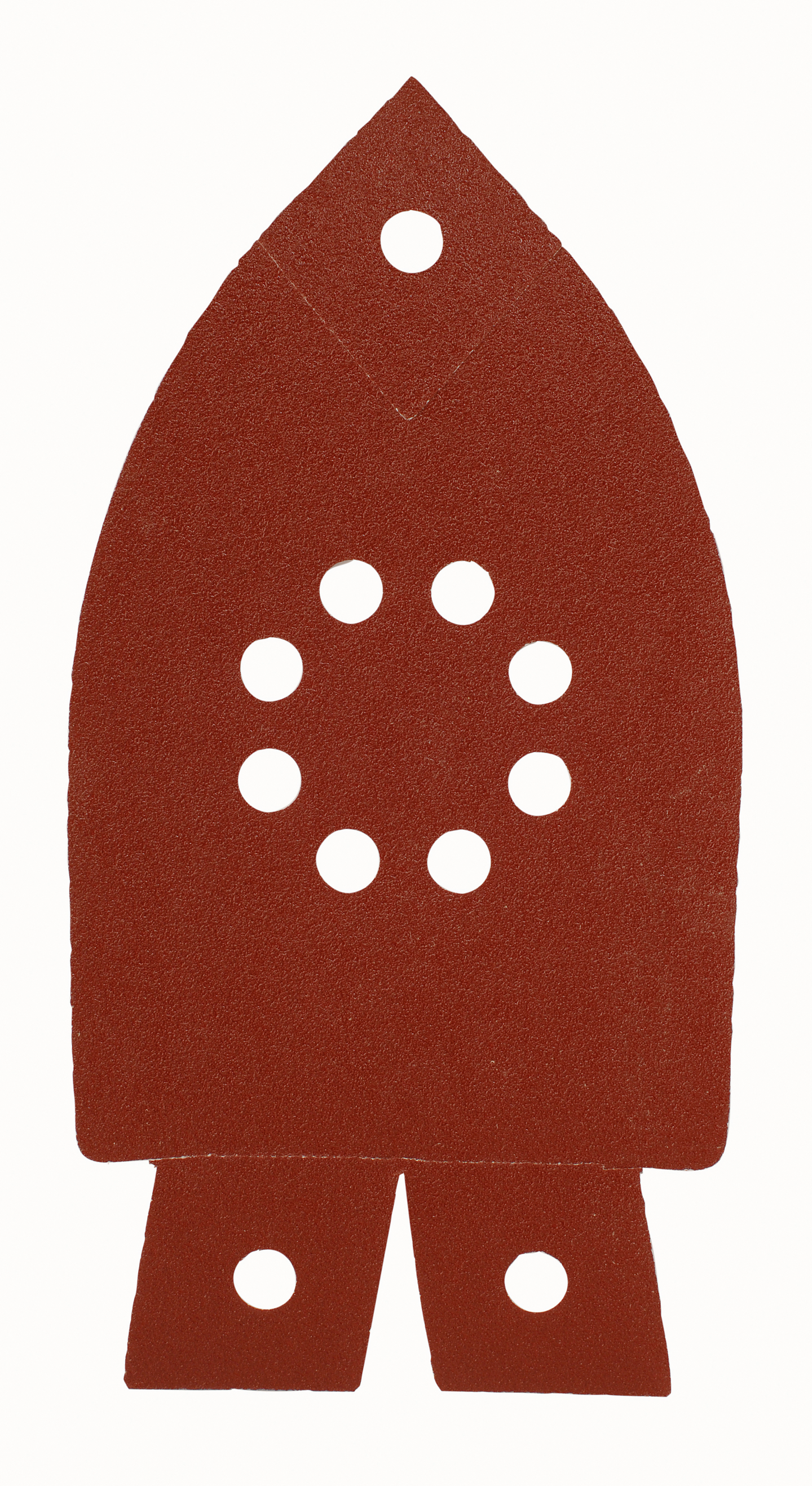 Hiomakolmio Mirka punainen 105x175x175 tarra 9R 40 5kpl