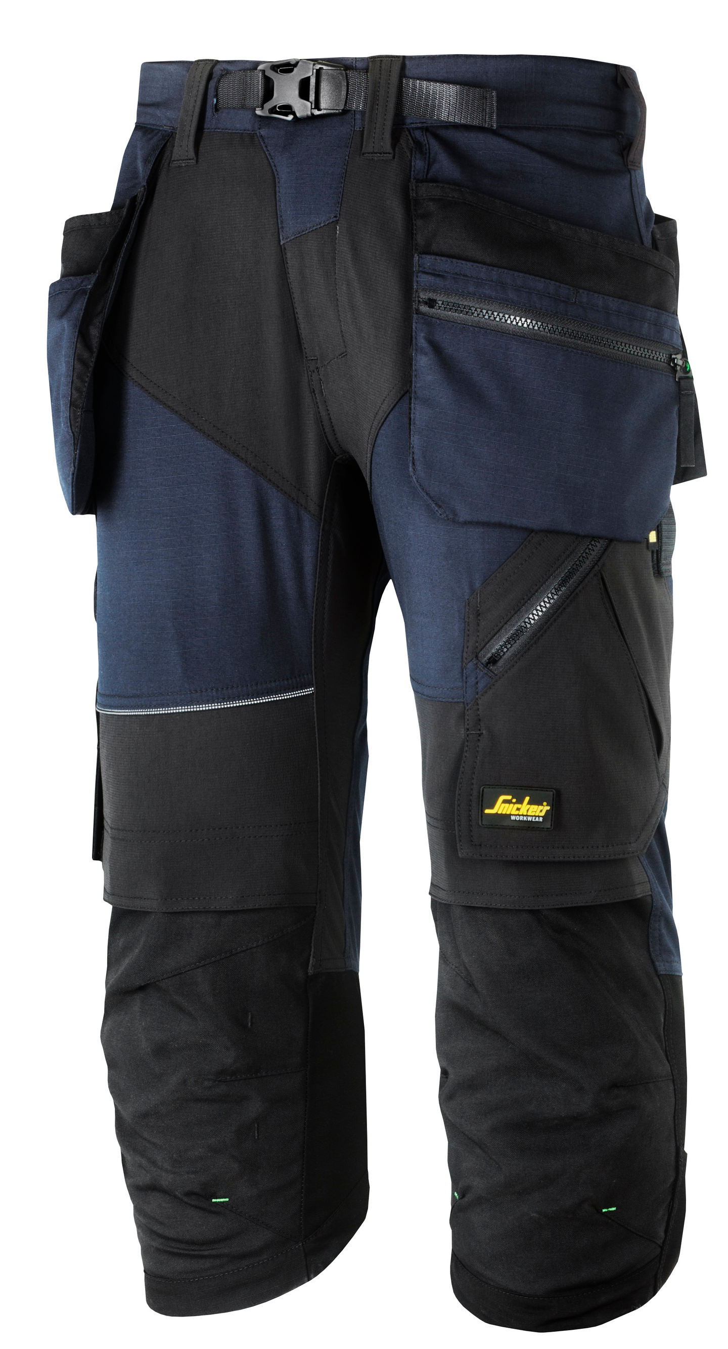 3/4-housut Snickers FlexiWork 6905-9504 Navy-musta