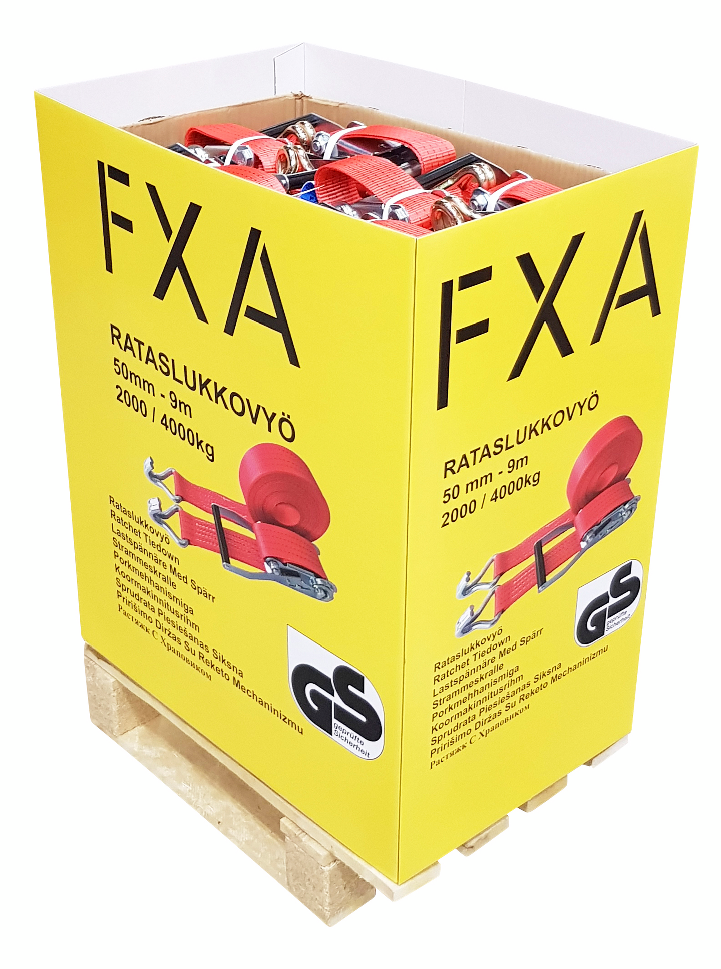 Kuormaliina FXA 50mm / 9m 2000/4000kg