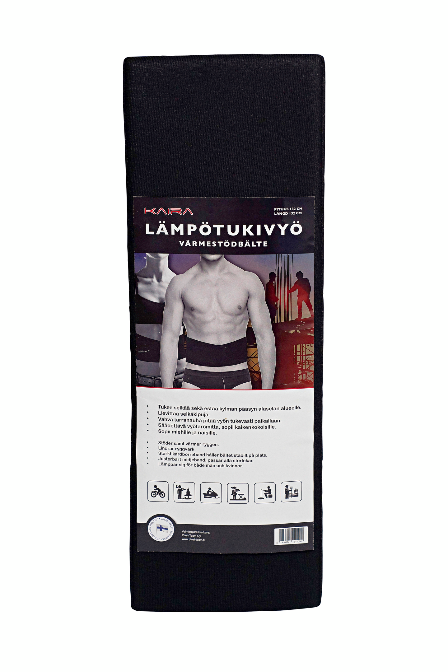 Lämpötukivyö Kaira selälle