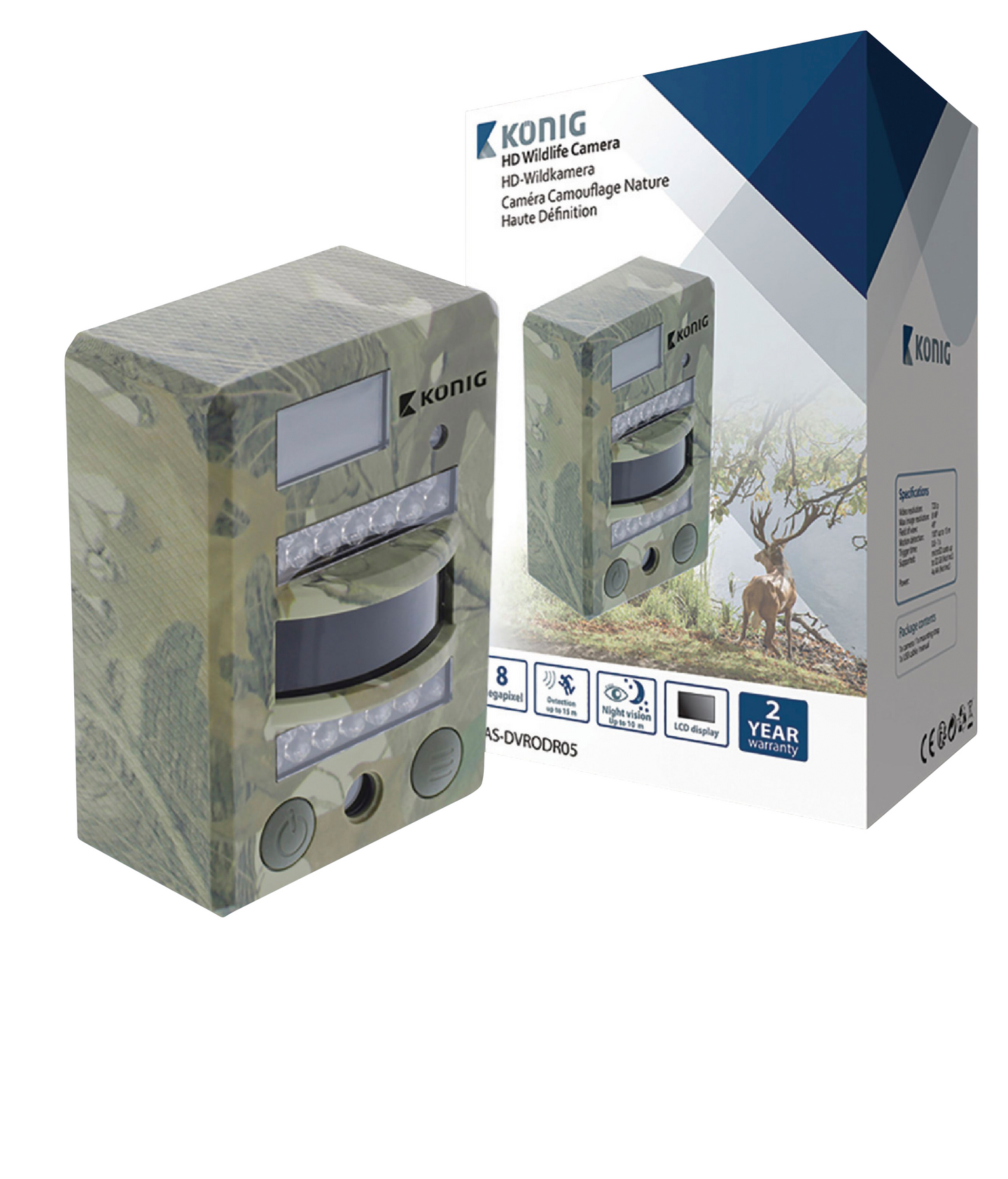 Riistakamera König SAS-DVRODR05 8MPixel