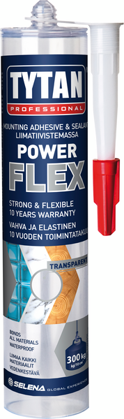 Liimamassa TYTAN Power Flex väritön 290ml - K-Rauta
