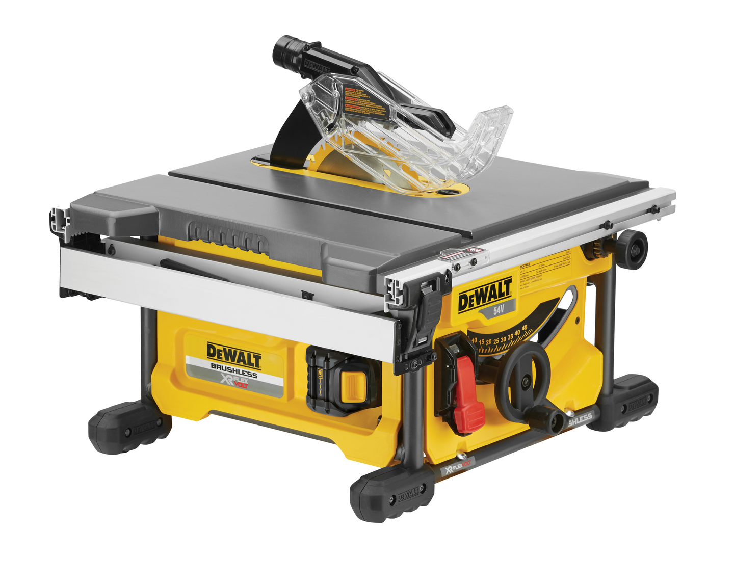 Akkupöytäsaha DeWalt DCS7485T2 54V 2x6,0Ah XR Flexvolt