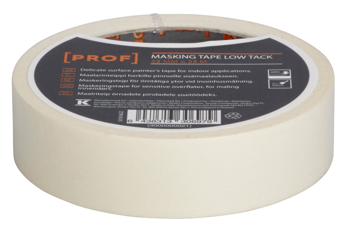 MASKERINGSTEJP PROF SENSITI 25 25MMX25M