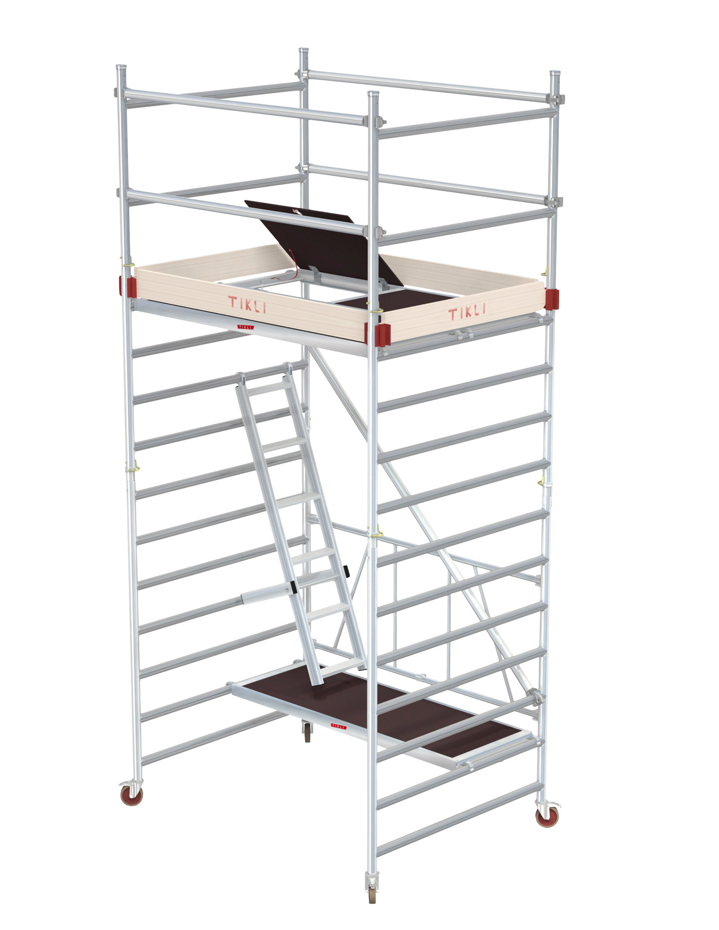 Asennusteline Tikli Jumbo 2,8m 178BK+1+1 leveä 178x135cm