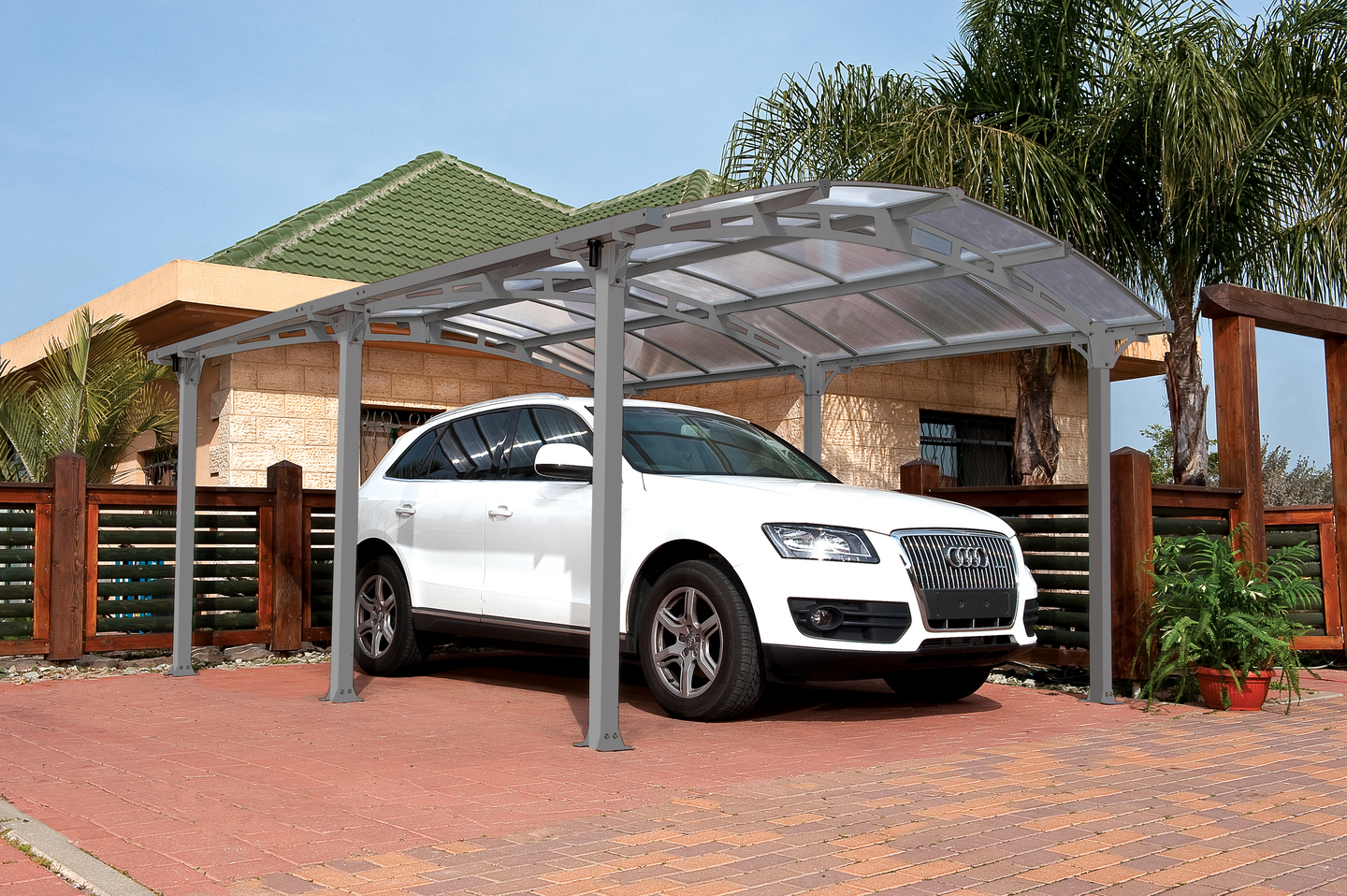 Autokatos Canopia Arcadia 5000 3,6x5m harmaa