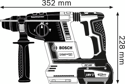 Poravasara Bosch GBH 18V-26 Solo L-BOXX