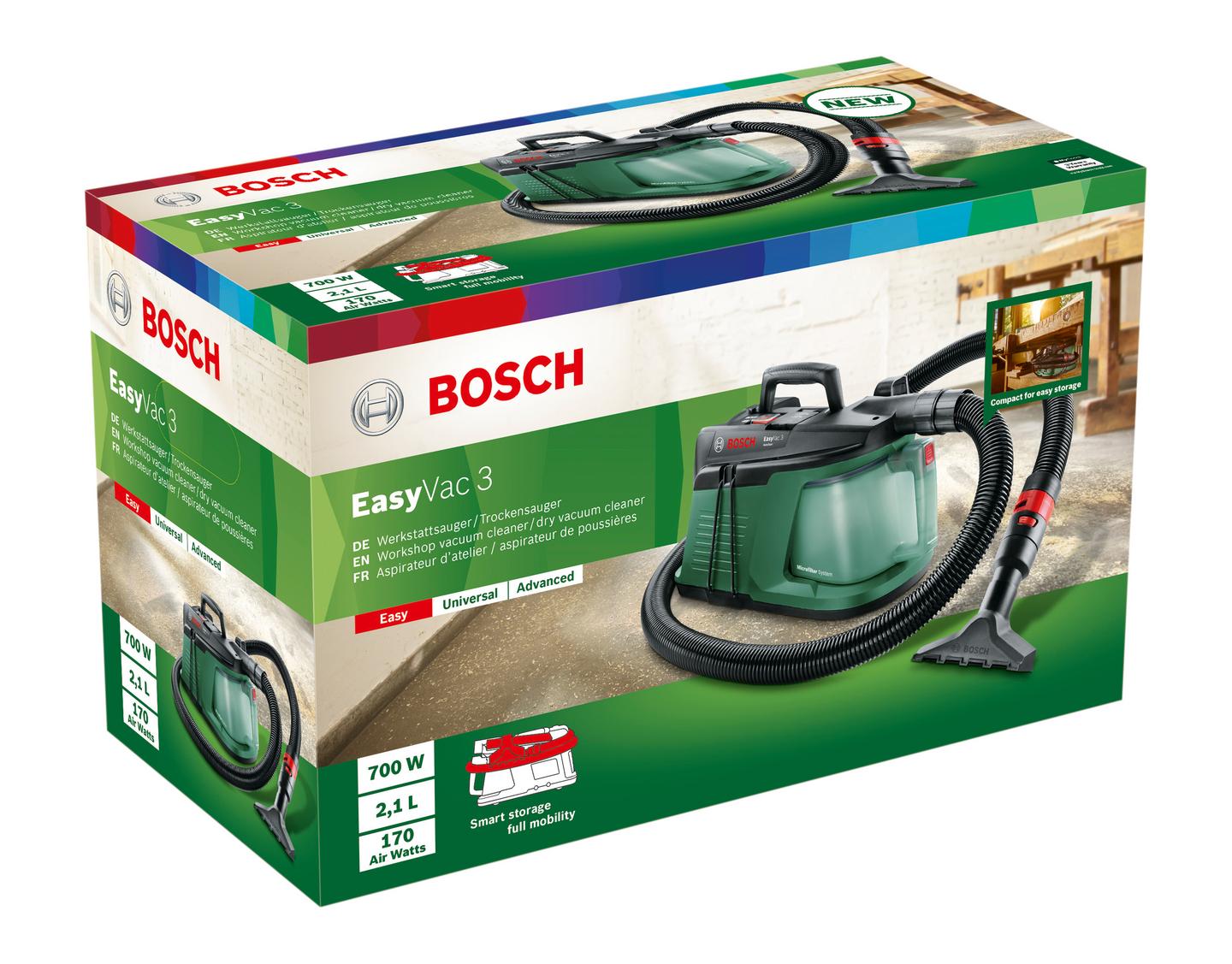 Märkä-/kuivaimuri Bosch easyvac 3