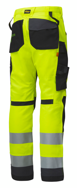 Työhousut Snickers 6331-6658 huomiokeltainen-teräksenharmaa