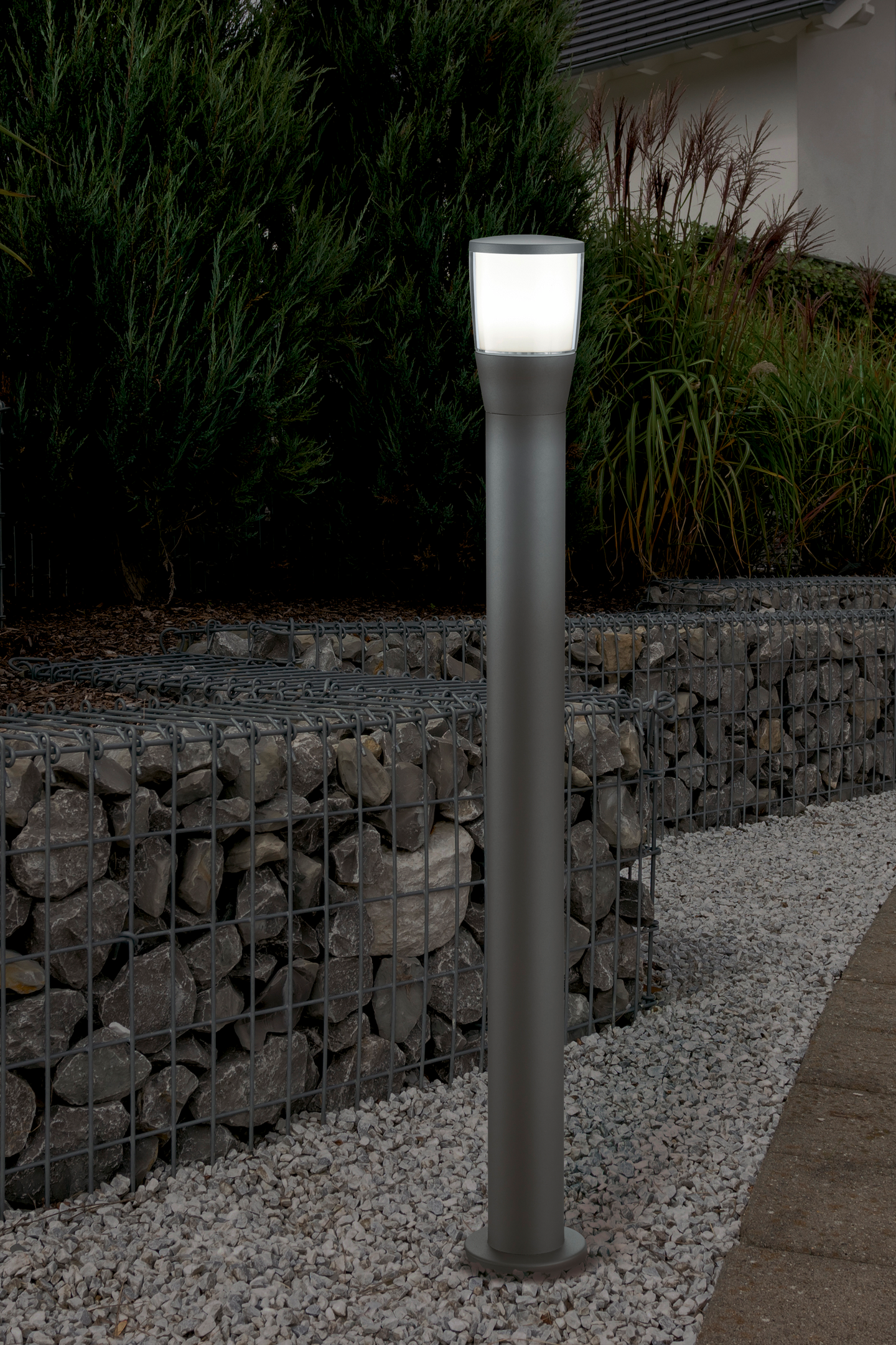 Ulkopylväsvalaisin TRIO Shannon led 422060142 7W antrasiitti