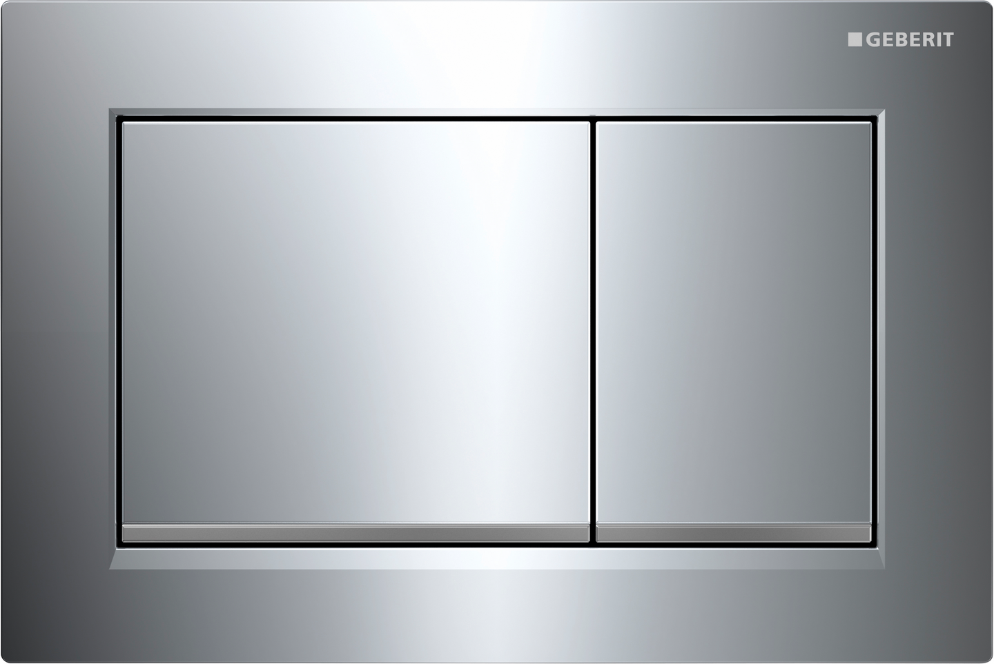 Huuhtelupainike Geberit Omega30 kromi/mattakromi matala