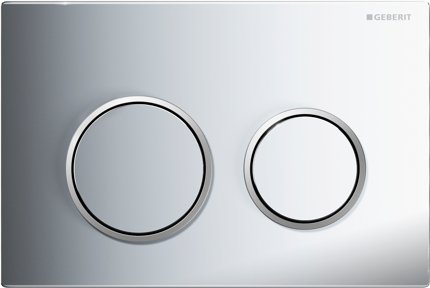 Huuhtelupainike Geberit Omega20 kromi/mattakromi matala