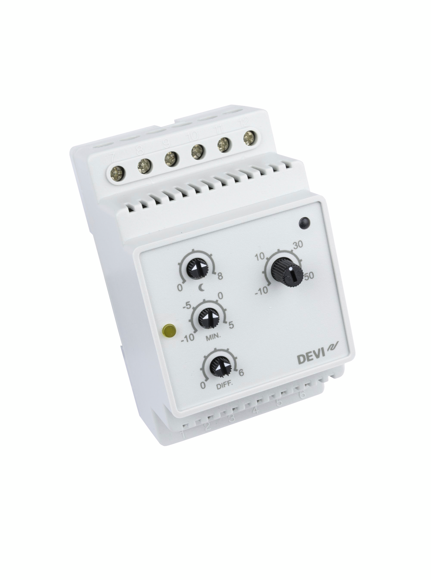Termostaatti Devireg 316 -10-+50 Differ DIN